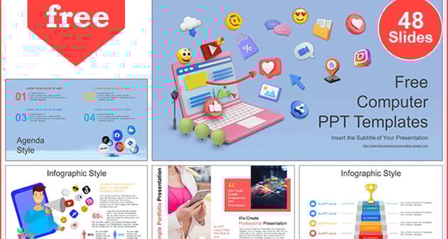 Social Media People PowerPoint Templates
