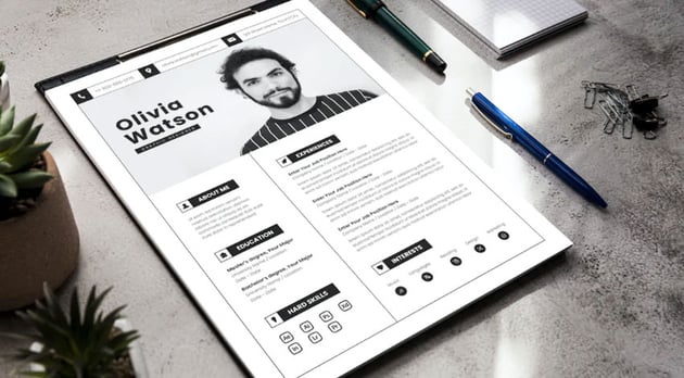 Modern Basic Resume Template for Google Docs