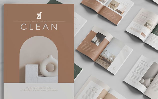Clean magazine multi-purpose book