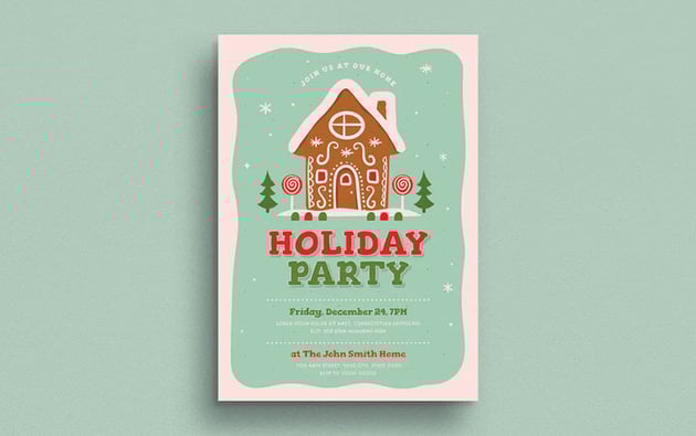 Holiday Party Invitation Flyer