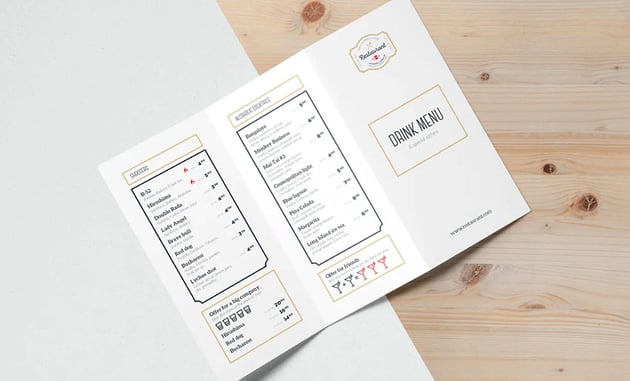 Drink Menu Templates