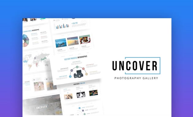 Uncover PowerPoint Template for Weddings