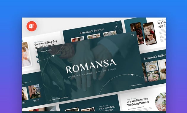 Romansa wedding PowerPoint presentation