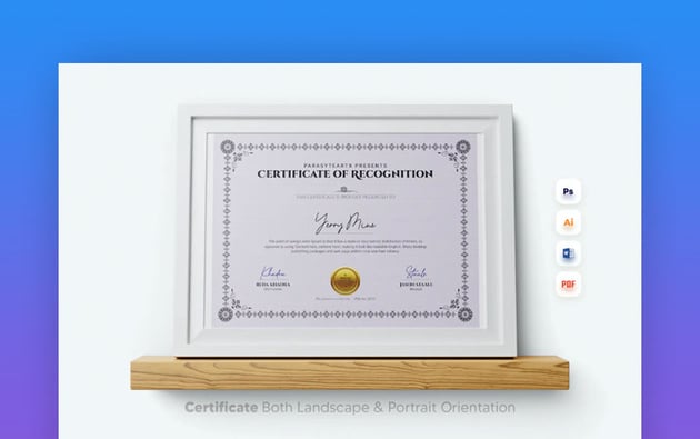 Professional Certificate Design or Diploma Templates