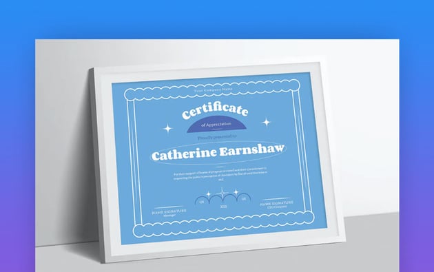 Modern Certificate Template