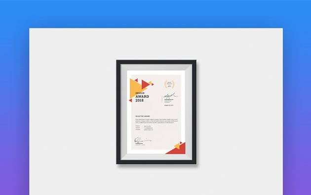 Modern Certificate Template