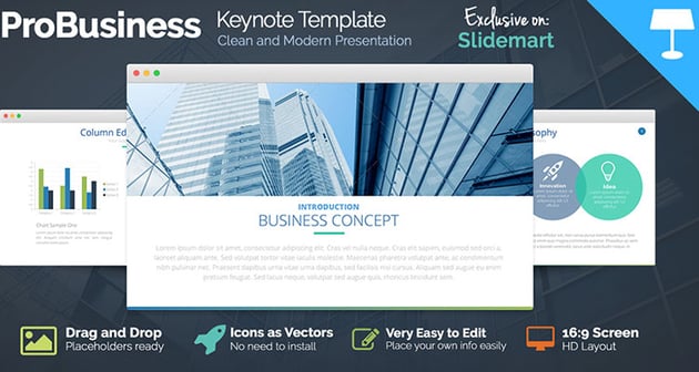 FREE ProBusiness Keynote Presentation Template