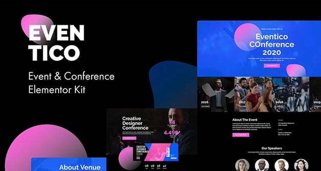 Eventico Event & Conference Elementor Template Kit