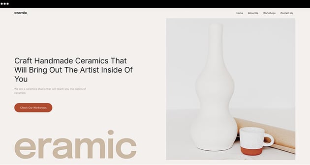 Ceramic Studio Website Kit