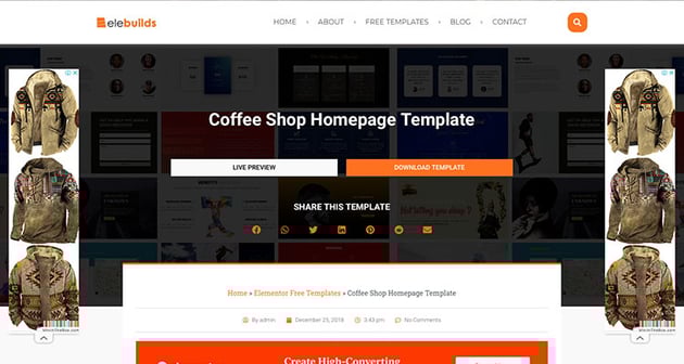 Food Blog Website Kit