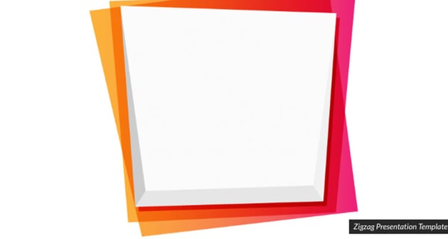 Zigzag Frame Powerpoint Templates