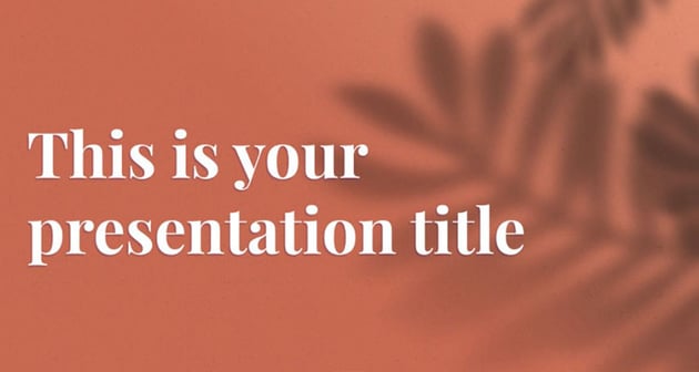 Cool Shadows Free PowerPoint Template & Google Slides Theme