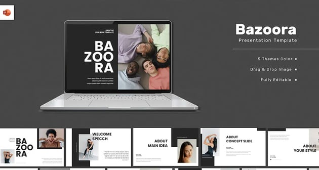Bazoora Lookbook Powerpoint Template