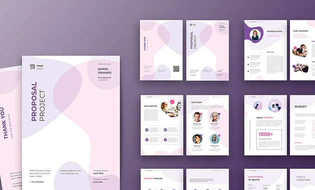 Colorful InDesign Proposal Template Design