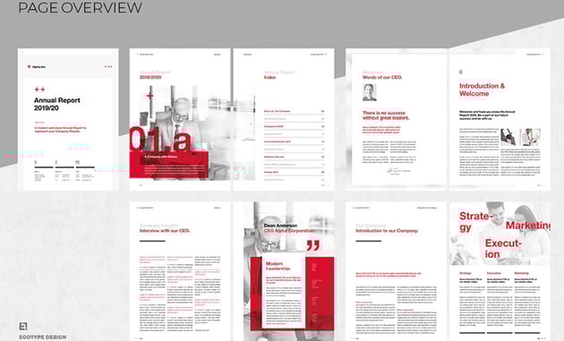 05 annual report templates