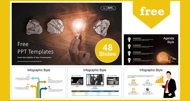 Business Ideas Consulting PowerPoint Template