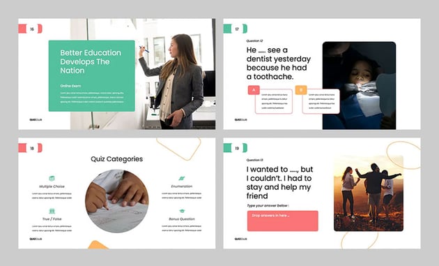 02 quizclub education quiz powerpoint template