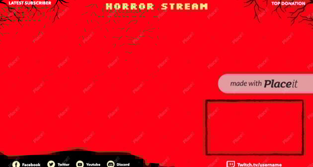 Twitch Overlay Maker with Webcam Frame