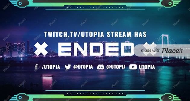 Twitch Overlay Template With Cool Frames