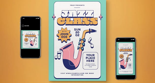 Music Class Flyer Set