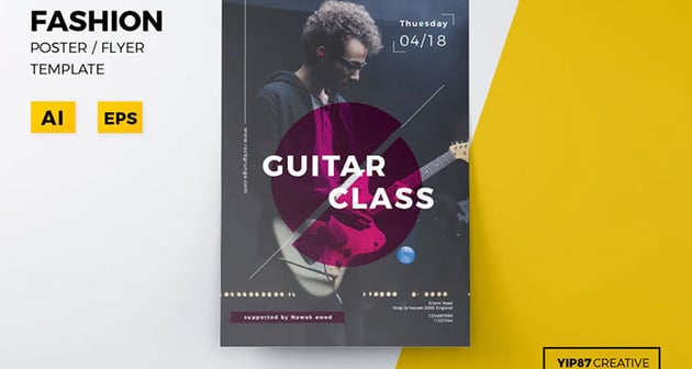 Guitar Class Flyer