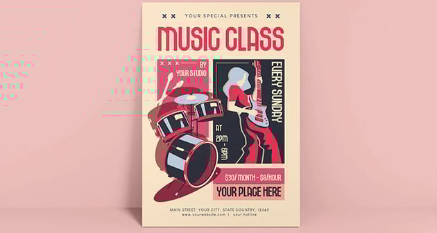 Music Class Flyer