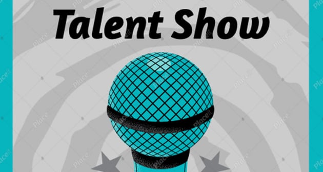 Talent show flyer template