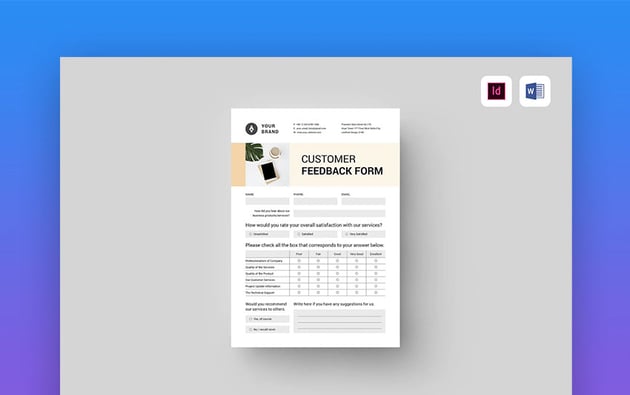 Customer Feedback Form