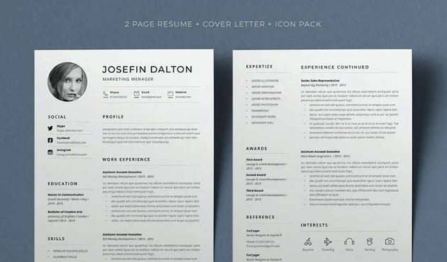 01 CV Resume Cover Letter