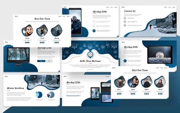 04 Winter - Creative Google Slides Template