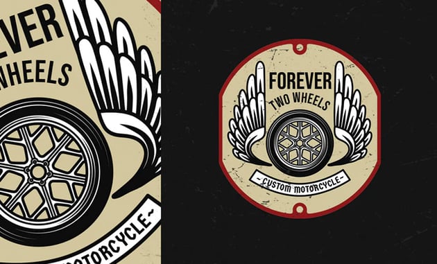 Garage Vintage Motorcycle Logo