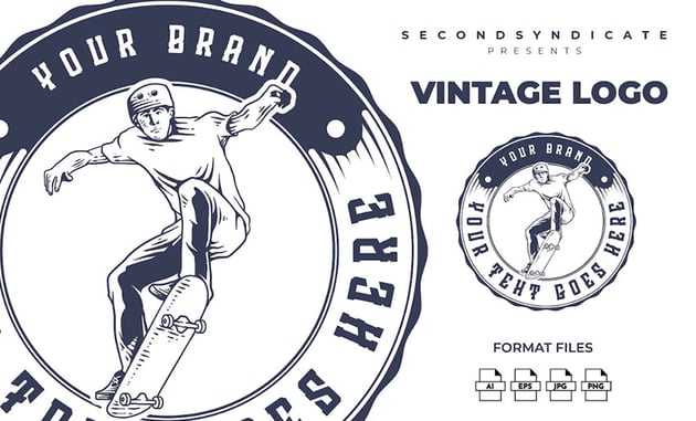 Vintage Circular Logo
