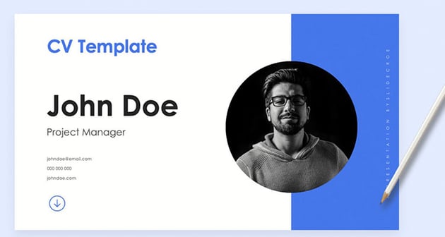 Zurich Free Google Slides CV Presentation Template