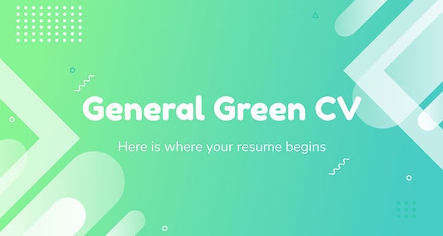 GENERAL GREEN CV