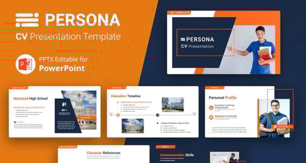 PERSONA Professional CV Presentation Template