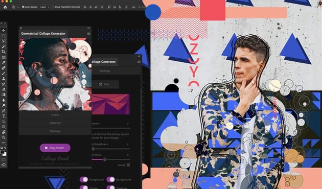 Geometrical Collage Generator