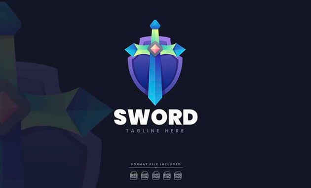 Sword Logo Template