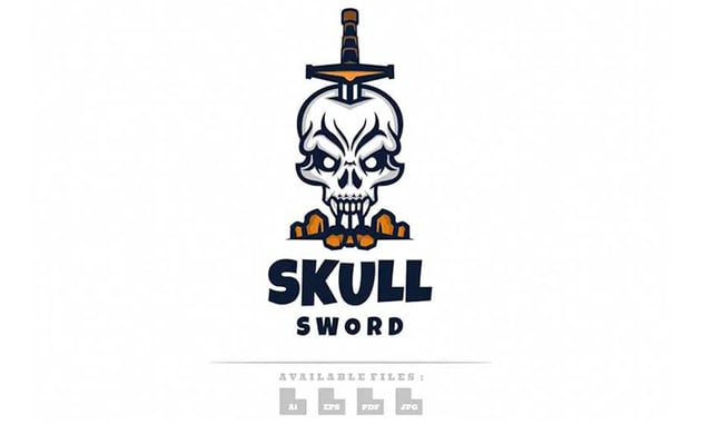 Skull Sword Logo