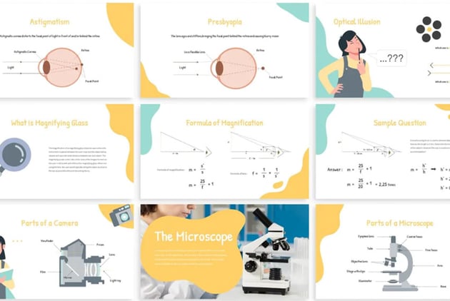 optical instrument chemistry powerpoint presentation template