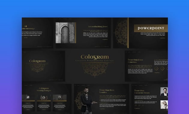 Cologram Islamic PowerPoint Template