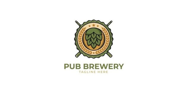 Pub Brewery Logo Template
