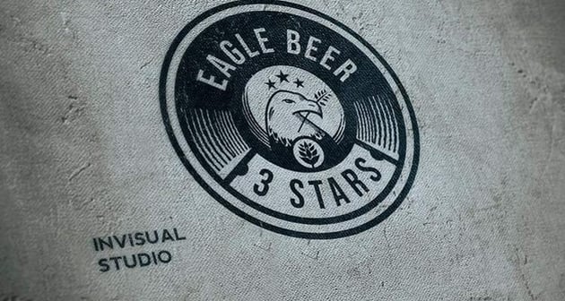 Eagle Beer Logo Design
