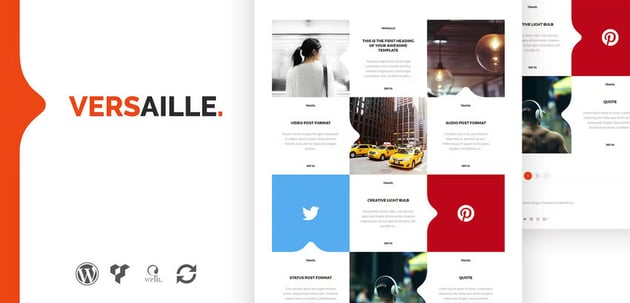Versaille is a personal blog WordPress theme