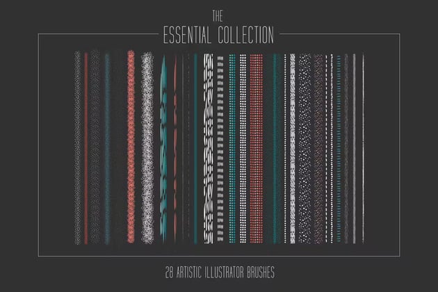 Essential Artistic Illustrator Brush Collection