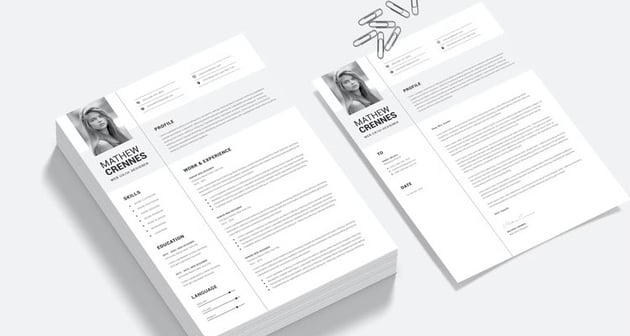 Clean CV Resume