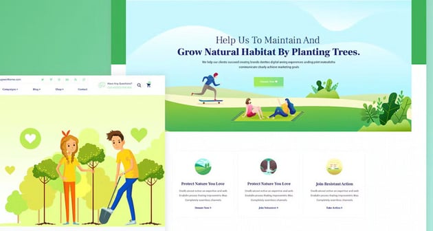 Environmental Ecology Responsive Template