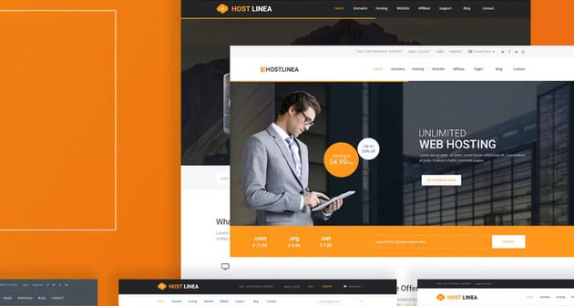 Hostlinea - Web Hosting, Responsive HTML5 Template