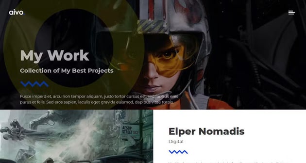 Aivo - Responsive Portfolio HTML Website Template