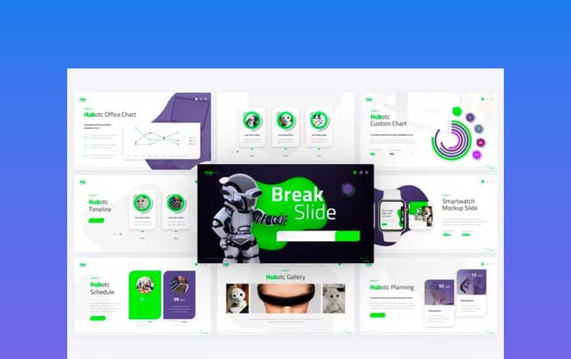 Hubotc Technology PowerPoint Presentation Template