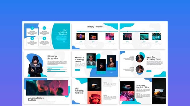 iTech Technology Powerpoint Template